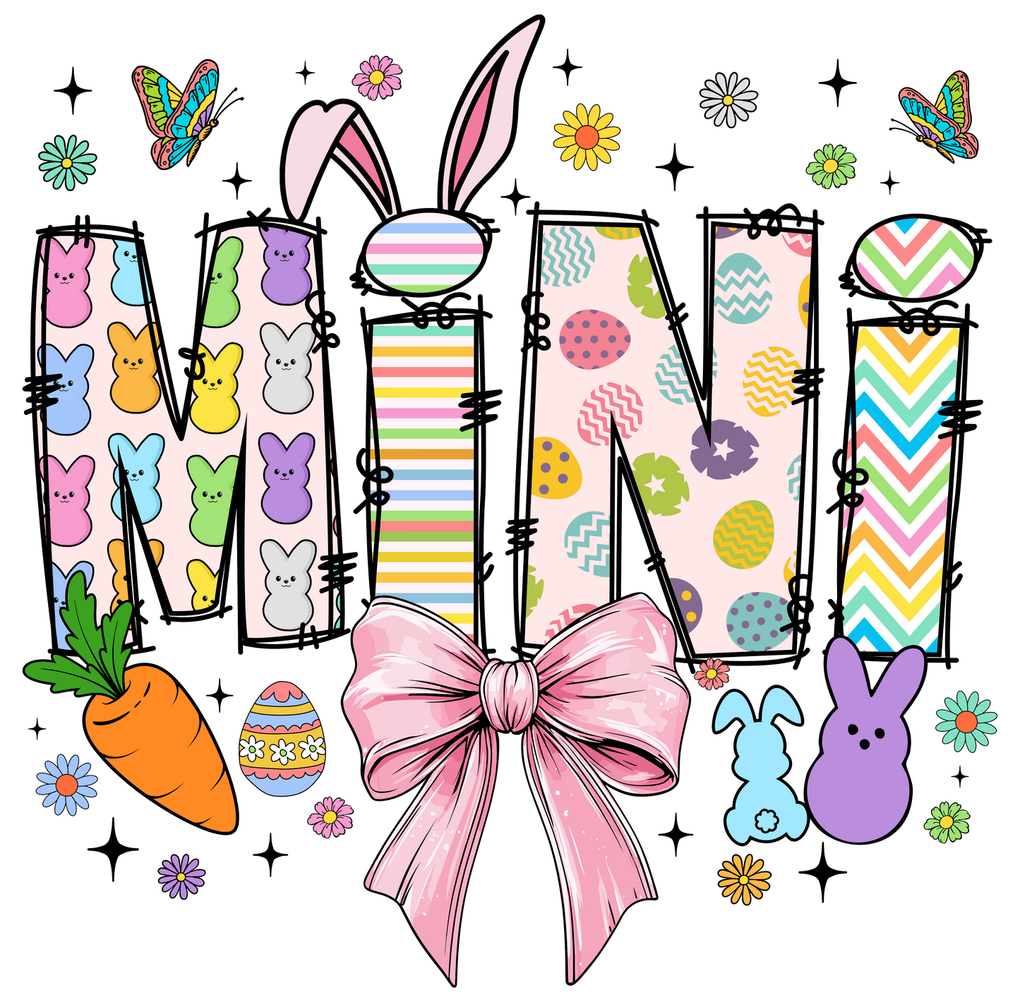 'MINI' (GIRL) MATCHING FAMILY EASTER TEE