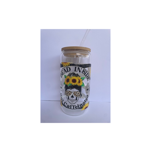 'CUSTOM' 16OZ (500MLS) GLASS LIBBEY CUP