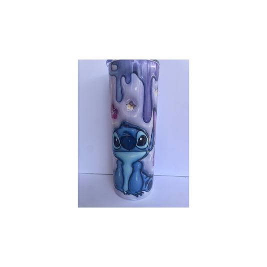 'PRE-MADE STITCH' 600MLS METAL TUMBLER