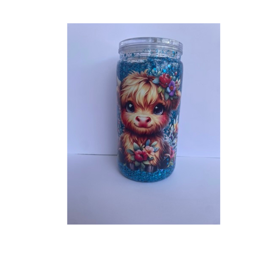 'CUSTOM' 16OZ (500MLS) ACRYLIC SNOW-GLOBE CUPS