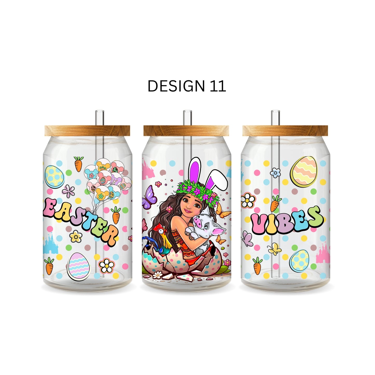 'EASTER SNOWGLOBES AND GLASS LIBBEY CUPS'