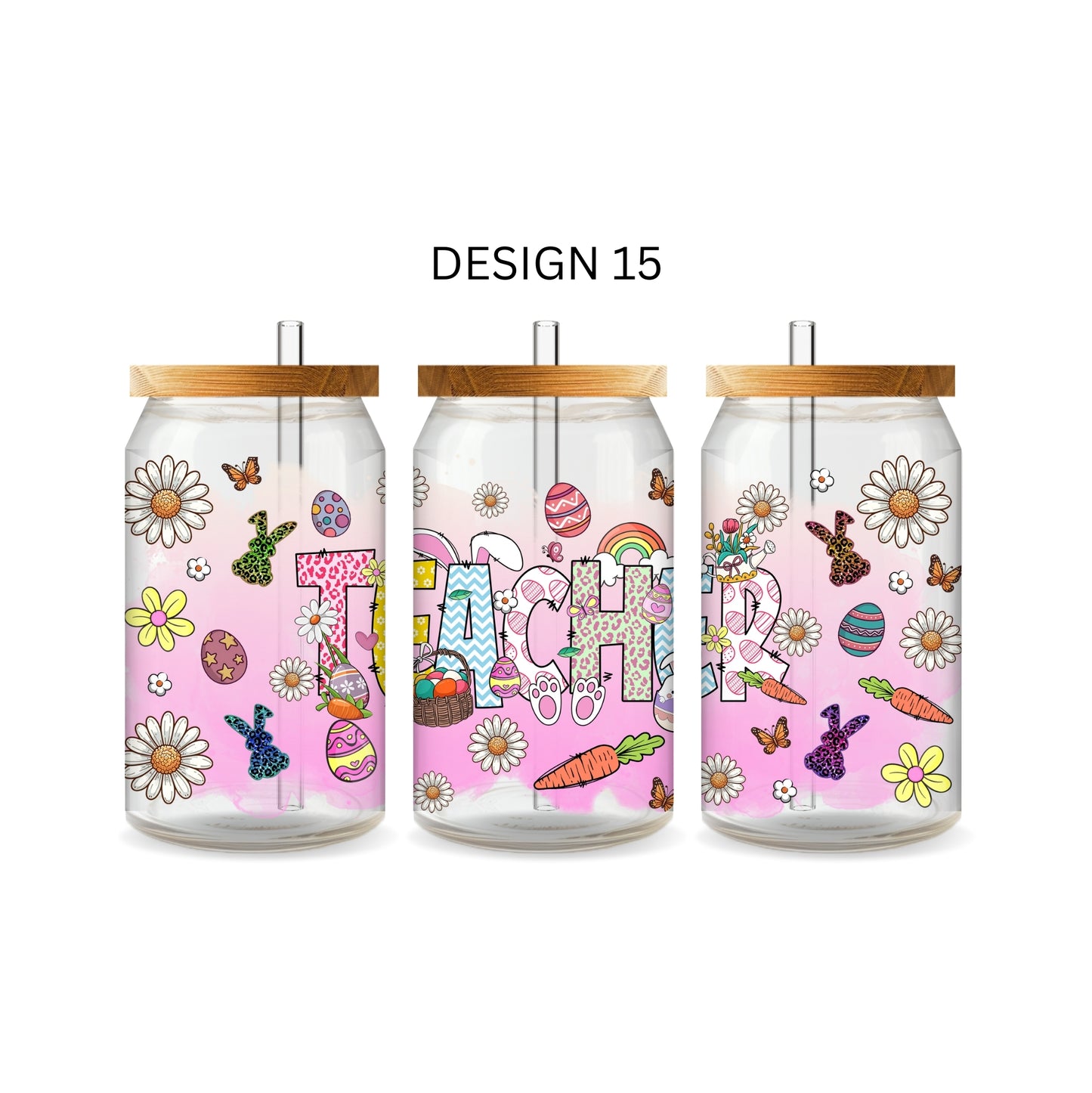 'EASTER SNOWGLOBES AND GLASS LIBBEY CUPS'