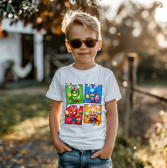 'SUPER HERO EASTER' TEE