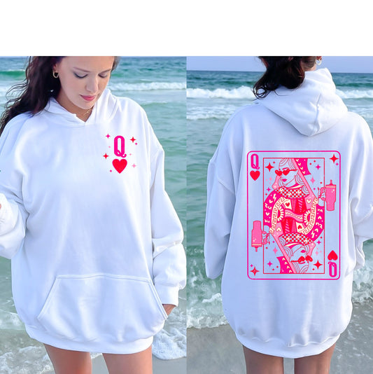 'QUEEN OF HEARTS' HOODIE