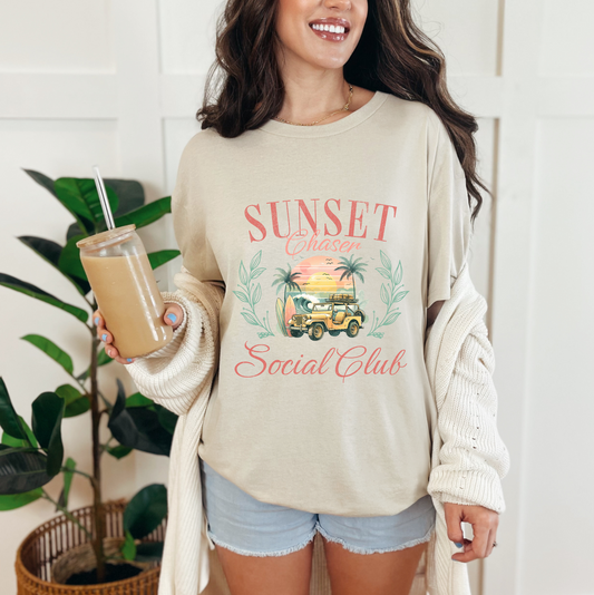 'SUNSET CHASER' TEE
