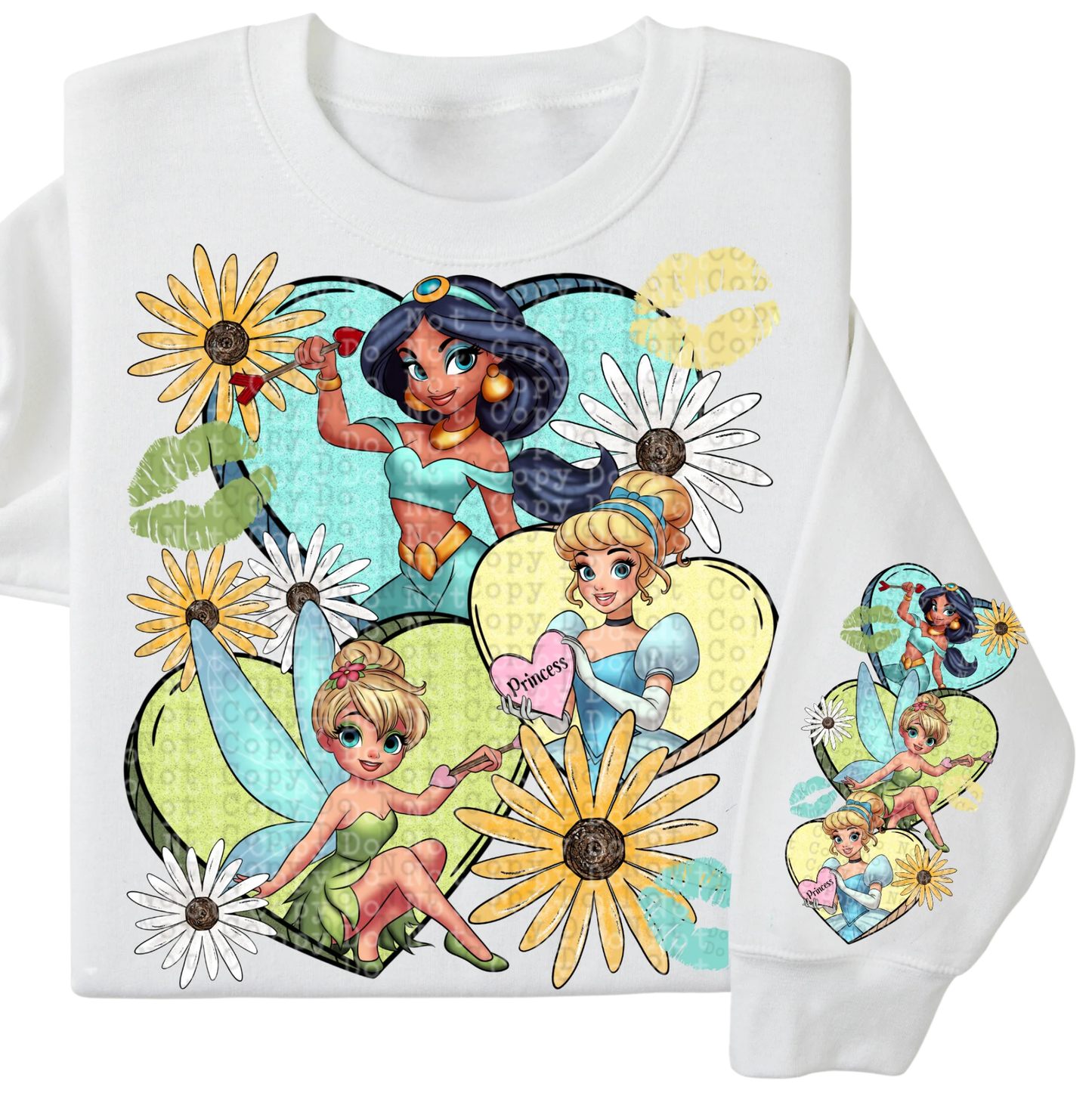 KIDS JUMPER OR T-SHIRT - JASMIN, TINKERBELL & CINDERELLA