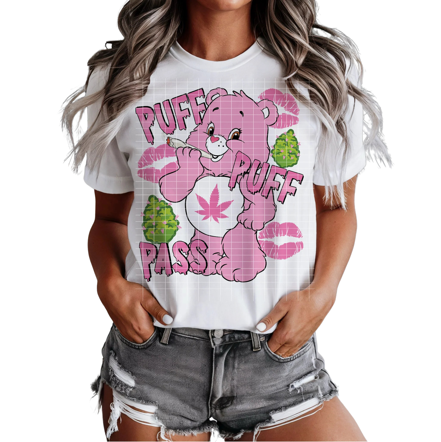 CUSTOM T-SHIRT - STONED CARE BEAR