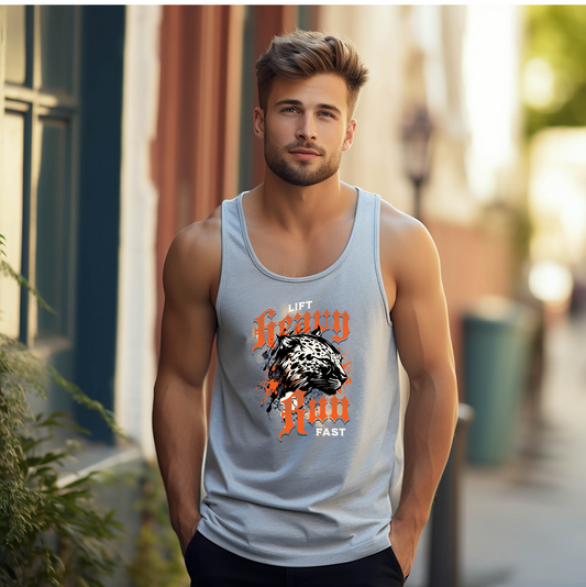 'LIFT HEAVY RUN FAST' TANK