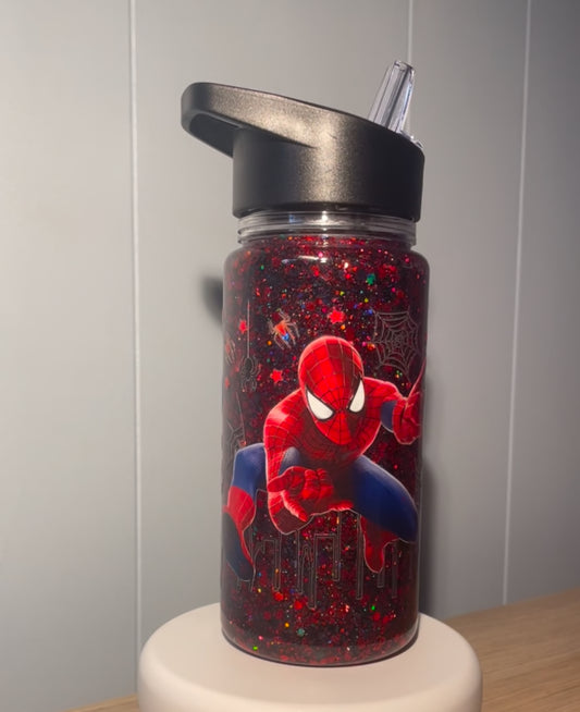 'CUSTOM' 10OZ (300MLS) KIDS WATER BOTTLE SNOW-GLOBE