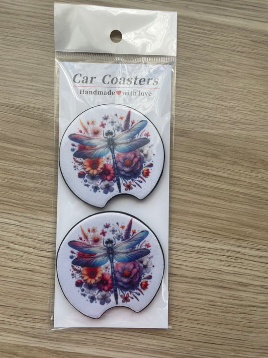 'DRAGONFLY' CAR COASTERS