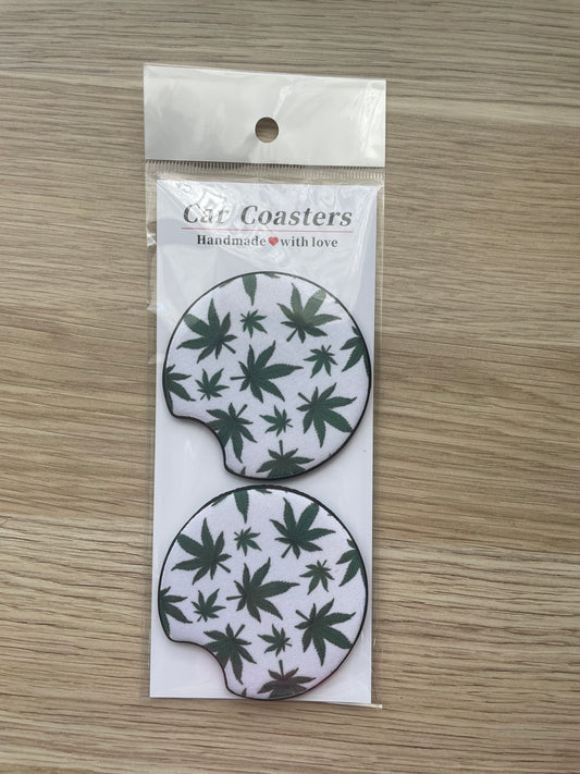 'WEED' CAR COASTERS