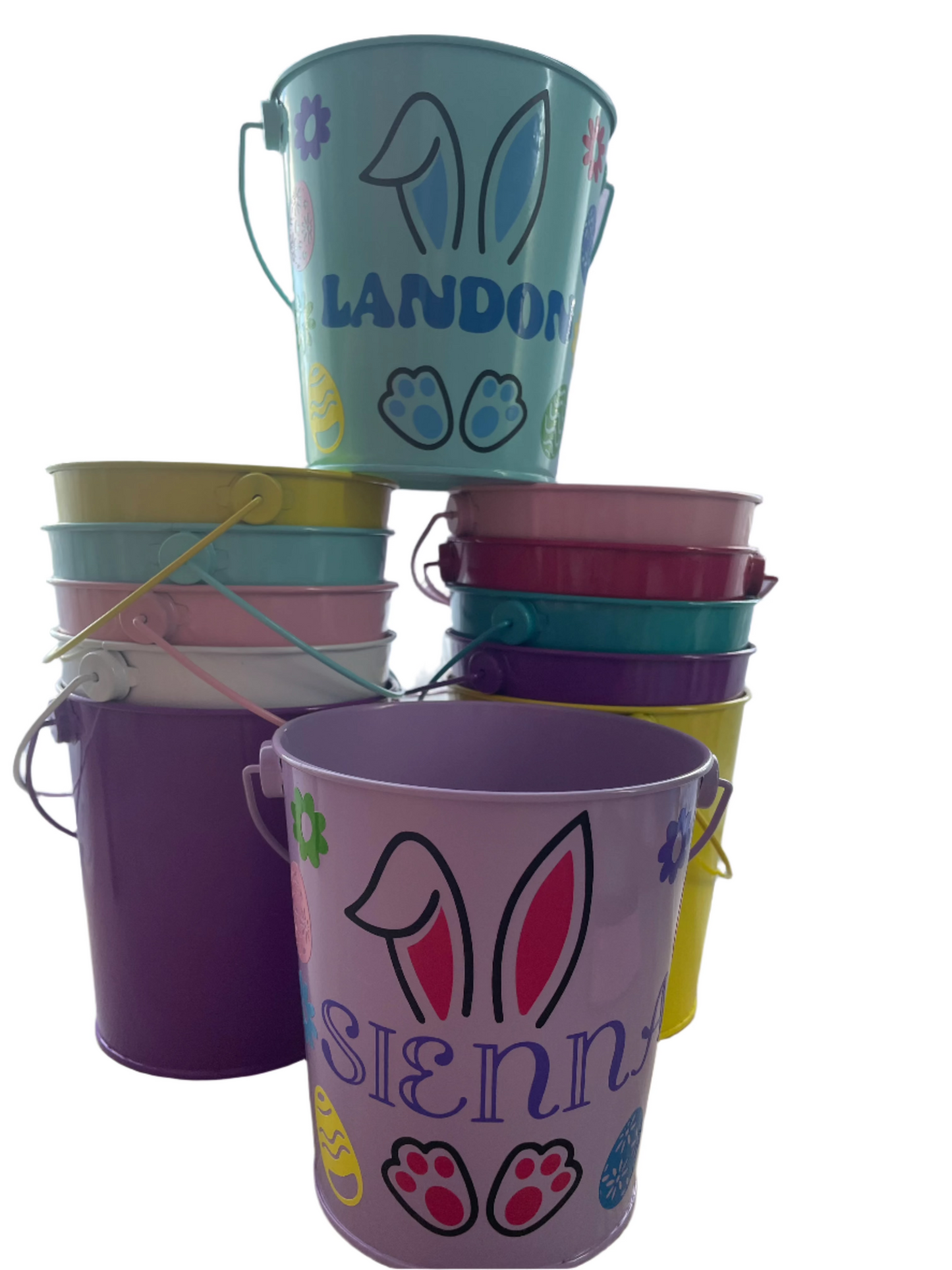 PERSONALISED EASTER EGG BUCKETS