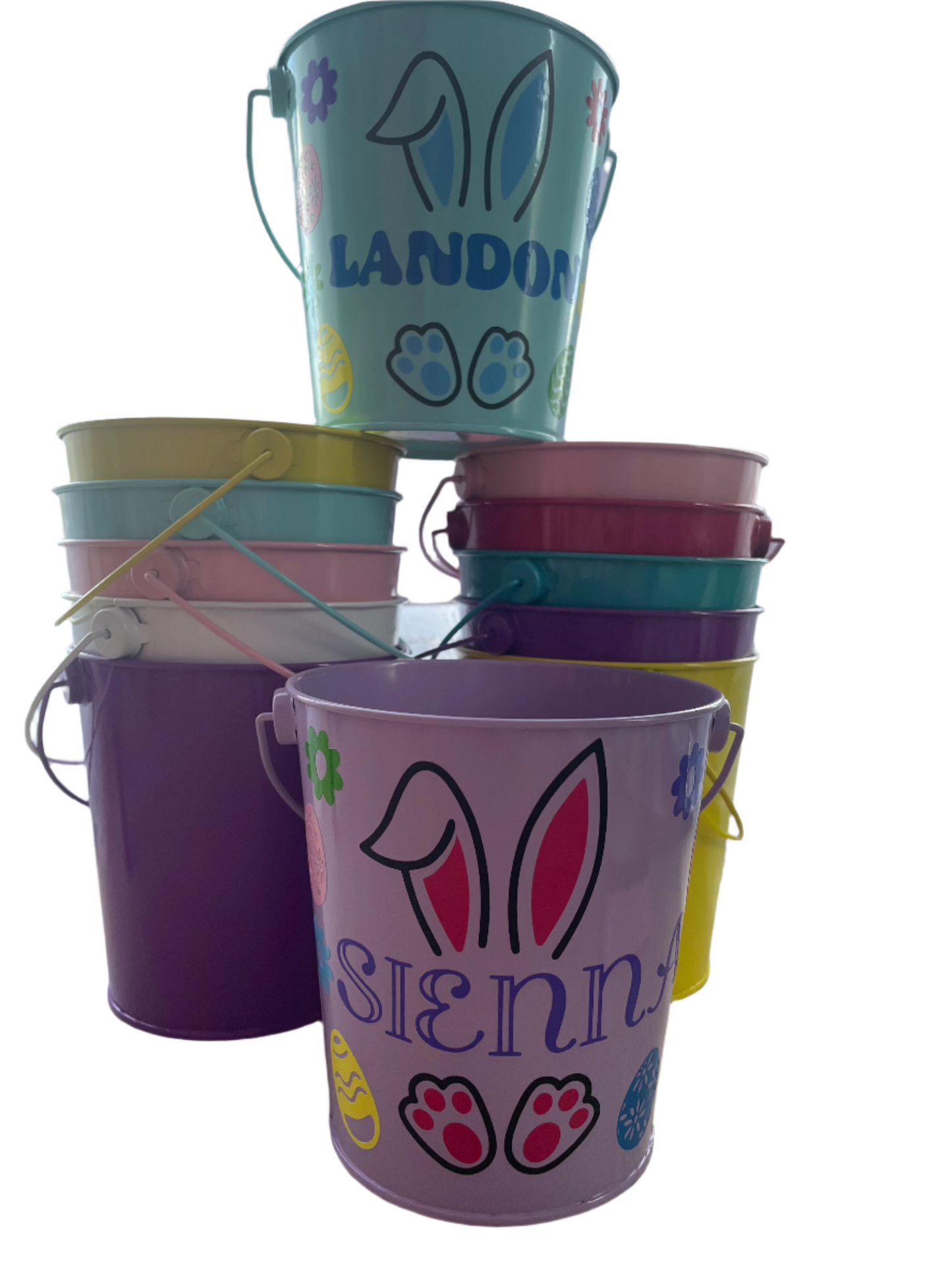 PERSONALISED EASTER EGG BUCKETS
