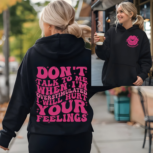 'OVERSTIMULATED' HOODIE