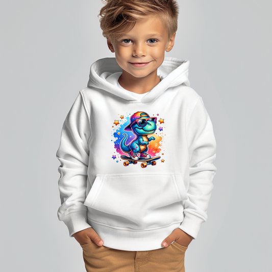 'DINOSAUR SKATEBOARD' HOODIE