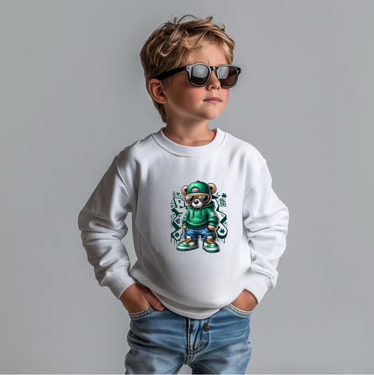 'COOL TEDDY' CREW NECK