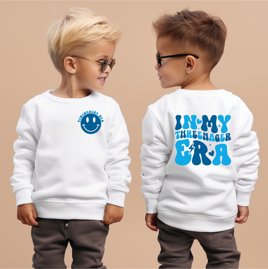 'THREENAGER' CREW NECK