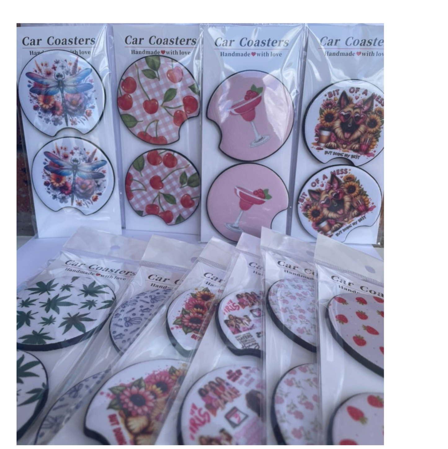 ASSORTED CAR COASTERS