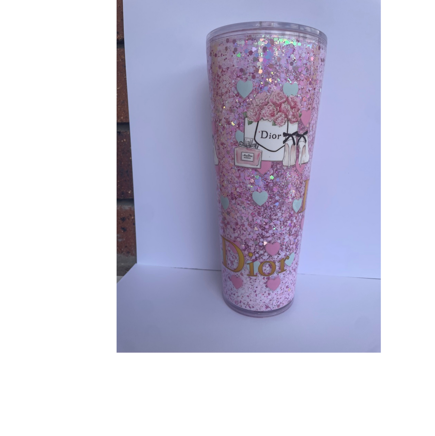 'CUSTOM' 24OZ (700MLS) STADIUM SNOW-GLOBE TUMBLER