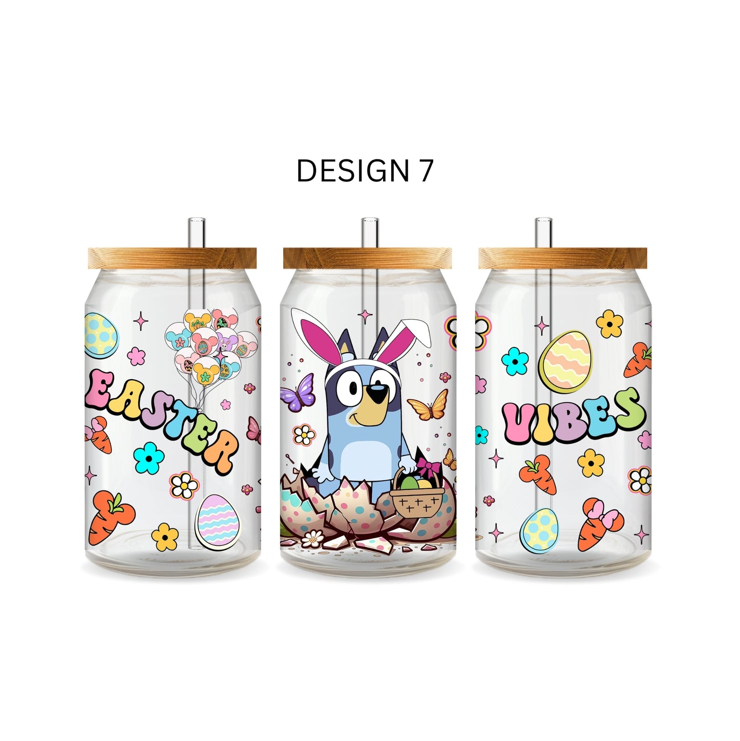 'EASTER SNOWGLOBES AND GLASS LIBBEY CUPS'