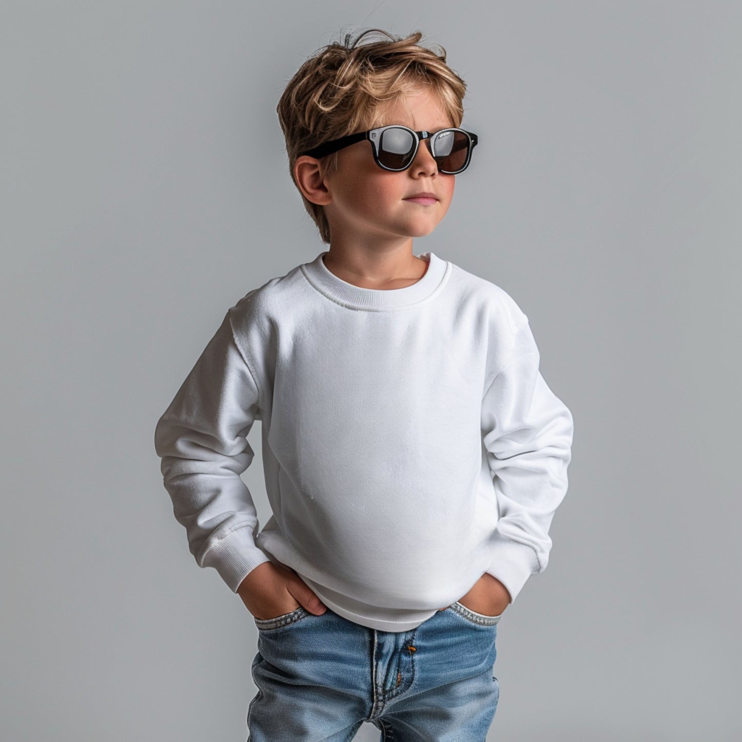 Kids Crew Neck Jumper - 8-16