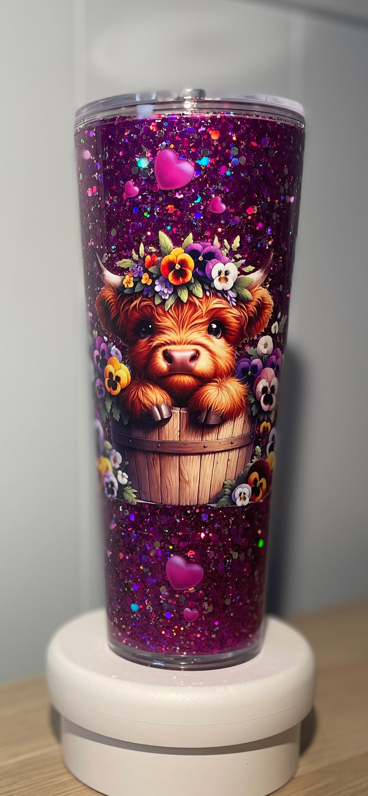 'CUSTOM' 24OZ (700MLS) STADIUM SNOW-GLOBE TUMBLER