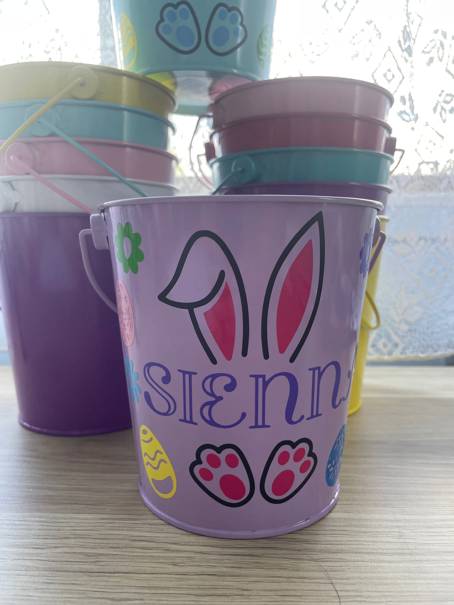 PERSONALISED EASTER EGG BUCKETS